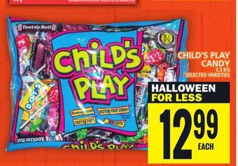 Food Basics Child's play candy offer