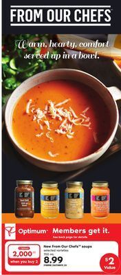 Loblaws New from our chefs soups, 700 ml offer