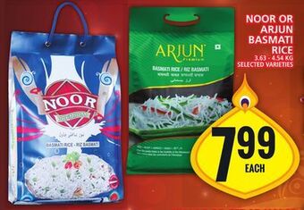 Food Basics Noor or arjun basmati rice offer