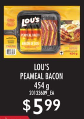 Loblaws Lou's peameal bacon, 454 g offer