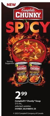 Loblaws Campbell's chunky soup, 515 ml offer