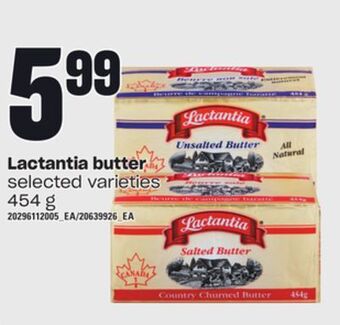 Independent Grocer Lactantia butter, 454 g offer
