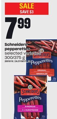Independent Grocer Schneiders pepperettes, 300/375 g offer