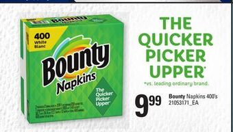 Loblaws Bounty napkins, 400's offer