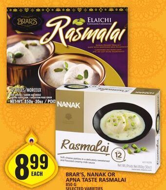 Food Basics Brar's, nanak or apna taste rasmalai offer