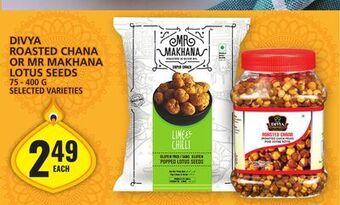 Food Basics Divya roasted chana or mr makhana lotus seeds offer
