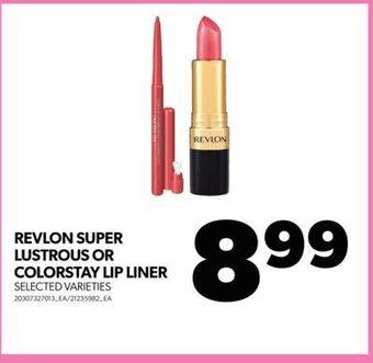 Real Canadian Superstore Revlon super lustrous or colorstay lip liner offer