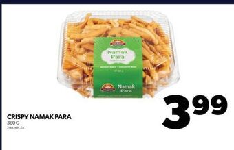 Real Canadian Superstore Crispy namak para, 360 g offer