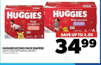 Real Canadian Superstore Huggies econo pack diapers, 68-200's offer
