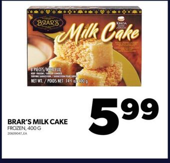 Real Canadian Superstore Brar's milk cake, 400 g offer