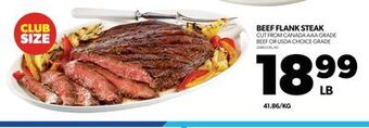 Real Canadian Superstore Beef flank steak offer