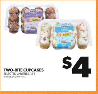Real Canadian Superstore Two-bite cupcakes, 12's offer