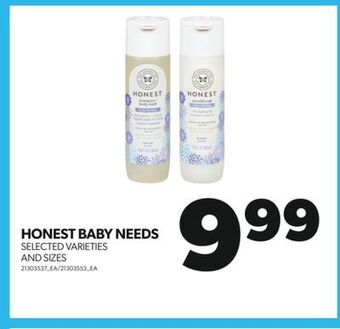 Real Canadian Superstore Honest baby needs offer