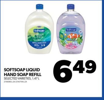 Real Canadian Superstore Softsoap liquid hand soap refill, 1.47 l offer