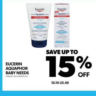 Real Canadian Superstore Eucerin aquaphor baby needs offer