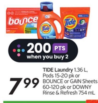 Sobeys Tide laundry offer