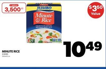 Real Canadian Superstore Minute rice, 2.6 kg offer