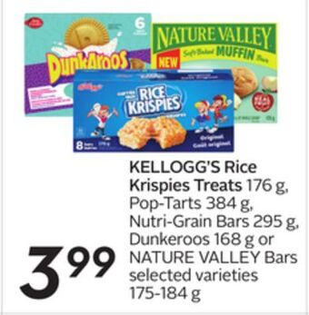 Sobeys Kellogg's rice krispies treats offer