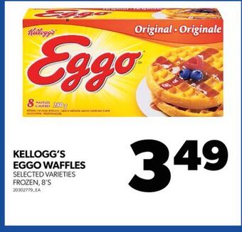 Real Canadian Superstore Kellogg's eggo waffles, 8's offer