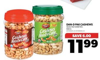 Real Canadian Superstore Dan-d pak cashews, 908 g offer