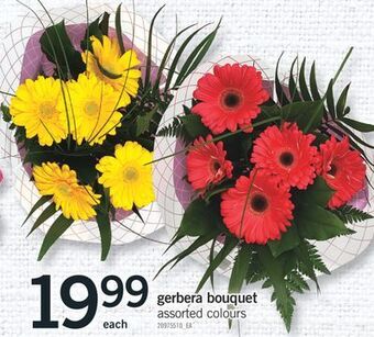 Fortinos Gerbera bouquet offer