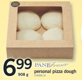 Fortinos Personal pizza dough, 908 g offer