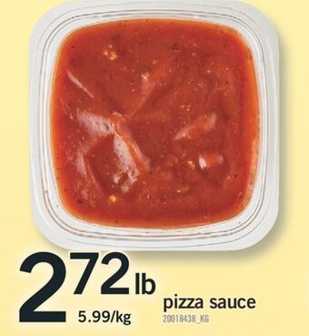 Fortinos Pizza sauce offer
