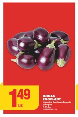 No Frills Indian eggplant offer
