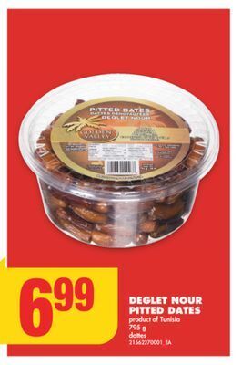 No Frills Deglet nour pitted dates, 795 g offer