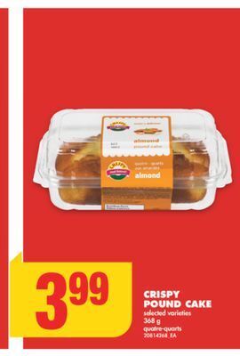 No Frills Crispy pound cake, 368 g offer