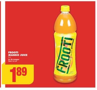 No Frills Frooti mango juice, 1 l offer
