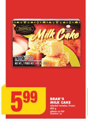 No Frills Brar's milk cake, 400 g offer