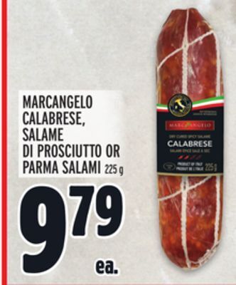 Metro Marcangelo calabrese, salame di prosciutto or parma salami offer