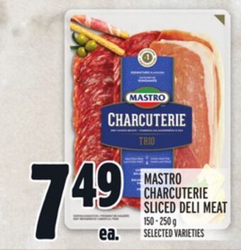 Metro Mastro charcuterie sliced deli meat offer