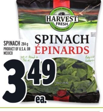 Metro Spinach offer