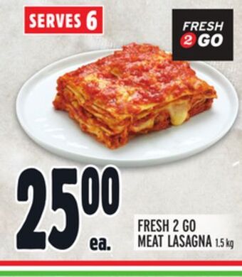 Metro Fresh 2 go meat lasagna offer