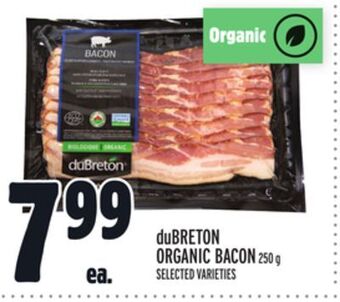 Metro Dubreton organic bacon offer