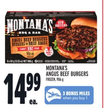 Metro Montana's angus beef burgers offer