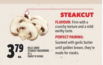 Metro Belle grove steakcut mushrooms offer