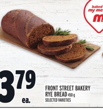 Metro Front street bakery rye bread offer