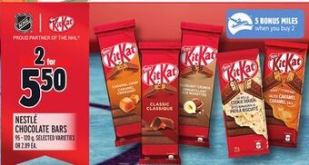 Metro Nestlé chocolate bars offer