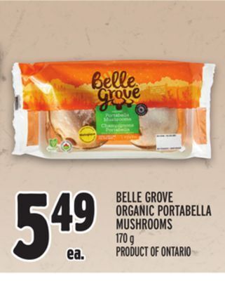 Metro Belle grove organic portabella mushrooms offer
