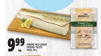Metro Purepac wild caught pickerel fillets offer