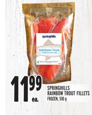 Metro Springhills rainbow trout fillets offer