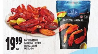 Metro Rock harbour canadian lobster claws & arms offer
