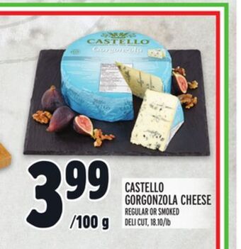 Metro Castello gorgonzola cheese offer