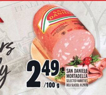 Metro San daniele mortadella offer