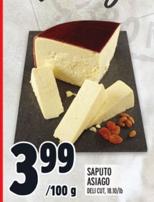 Metro Saputo asiago offer