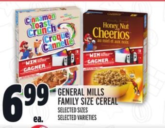 Metro General mills family size cereal offer