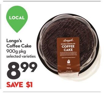 Longo's Longo's coffee cake offer
